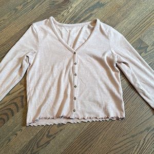 American eagle soft and sexy sweater size small pink
